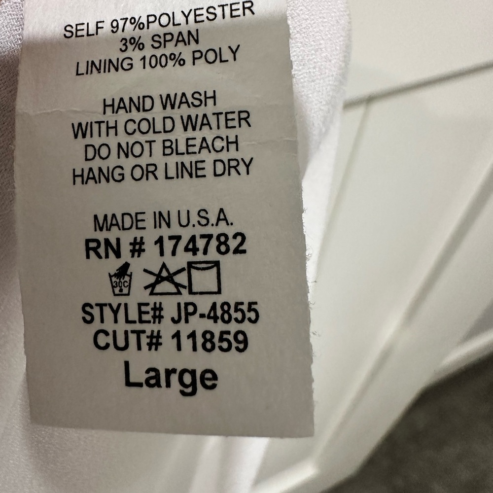 VICI WHITE Strapless Pantsuit - Large - Picture 3 of 3